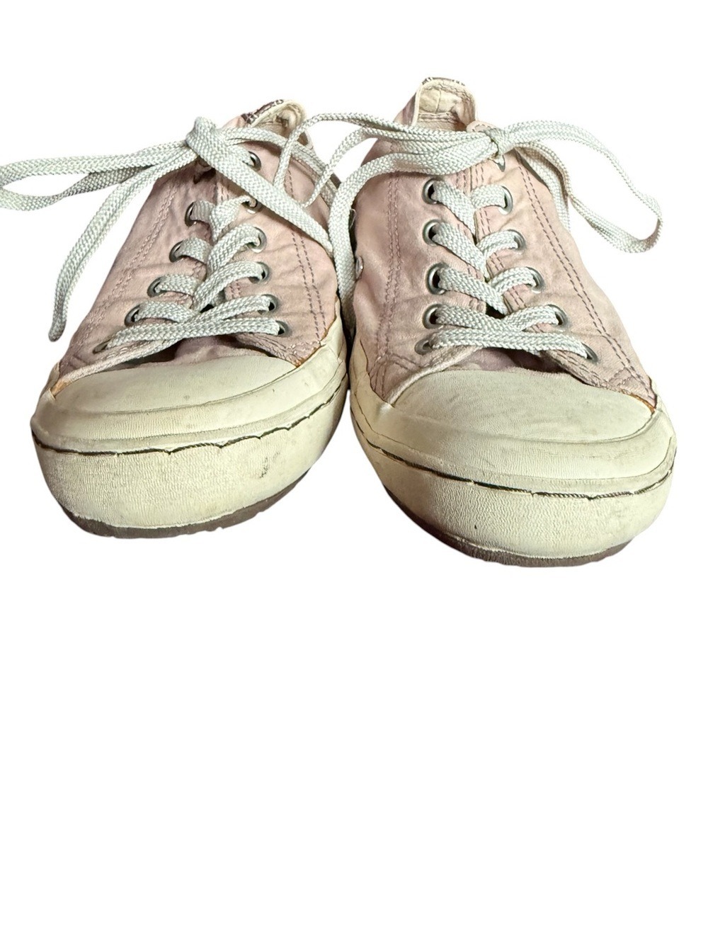 Converse Pink Canvas Low Top Sneakers - Picture 3 of 11
